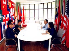 美国西俄勒冈大学副校长来访世界杯官网